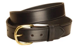 Tory Leather Stitched 1-1/2" Belt -Equestrian Supplies Store stitched 1 1 2 belt black brass rolled 2247 tory leather 41573.1677632603