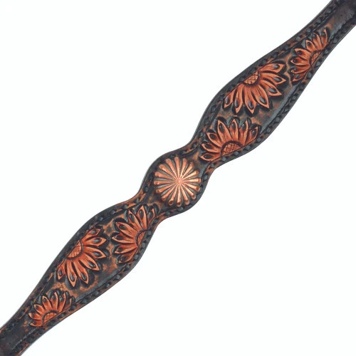 Circle Y Sunflower Breast Collar 4 Circle Y Sunflower Breast Collar - Image 2