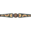 Circle Y Sunflower Buckstitch Breast Collar 2 Circle Y Sunflower Buckstitch Breast Collar -Equestrian Supplies Store sunflower buckstitch bc walnut detail X4328 3001 circle y 75813.1665531183