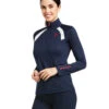 Ariat Team Sunstopper 2.0 1/4 Zip Baselayer 1 Ariat Team Sunstopper 2.0 1/4 Zip Baselayer -Equestrian Supplies Store sunstopper 2.0 baselayer team navy front 10039184 ariat 002 80287.1645663051
