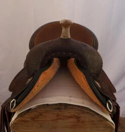 Circle Y KK Swift Barrel Saddle 1522 12 Circle Y KK Swift Barrel Saddle 1522 -Equestrian Supplies Store swift barrel saddle front 1522 circle y 84110.1572395842
