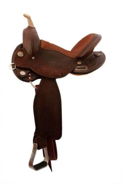 Circle Y KK Swift Barrel Saddle 1522 -Equestrian Supplies Store swift barrel saddle left thumbnail 1522 circle y 60847.1572395817