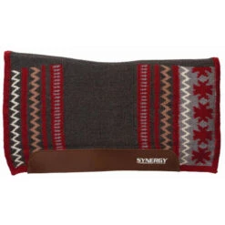 Weaver Leather Synergy Clover Flex Contour Performance Fleece Pad -Equestrian Supplies Store synergy flex clover fleece charcoal grey taupe 36002 352 weaver 24753.1679506515