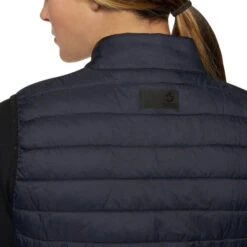 Cavalleria Toscana Team Red Stripe Quilted Vest -Equestrian Supplies Store team red stripe vest navy back GLD250 NY086 7901 CT 37404.1642285548