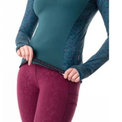 Horseware Ireland Horseware Thea Tech Quarter Zip Fleece -Equestrian Supplies Store thea tech quarter zip fleece galactic teal hem CKHCTA HW 17621.1663956541