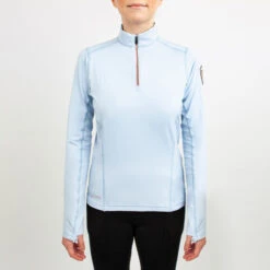Irideon Thermaluxe Quarter Zip Top -Equestrian Supplies Store thermaluxe lt wt top wave front 30 7111 WV irideon 80195.1666385798