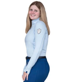 Irideon Thermaluxe Quarter Zip Top -Equestrian Supplies Store thermaluxe lt wt top wave rider 30 7111 WV irideon 59733.1666385843
