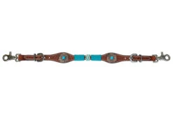 Circle Y Turquoise Round Up Wither Strap -Equestrian Supplies Store turquoise round u wither strap reg.oil 1025 45 S4 circle y 47658.1686167005