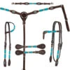 Ladies Circle Y Turquoise Round Up Spur Straps