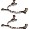 Jacks Twisted Knob End Spurs - Men's, Ladies, Youth 1 Jacks Twisted Knob End Spurs - Men's, Ladies, Youth -Equestrian Supplies Store twisted knob spur 115 jacks 81070.1673728641