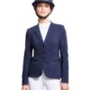 Samshield Victorine Satin Show Jacket -Equestrian Supplies Store victorine satin jacket navy front 3059 samshield 96381.1638827316
