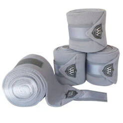 Woof Wear Vision Polo Wraps -Equestrian Supplies Store vision polo wraps brushed silver 11 2198 BS woof wear 96304.1612037979