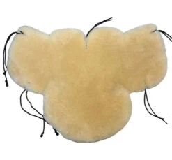 Fleeceworks Sheepskin Western Seat Saver Deluxe + Cantle -Equestrian Supplies Store western deluxe cantle natural top FW9E fleeceworks 59466.1670545570