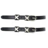 Camelot X Spur Straps -Equestrian Supplies Store x spur strap black front 470043 camelot 55510.1669688119